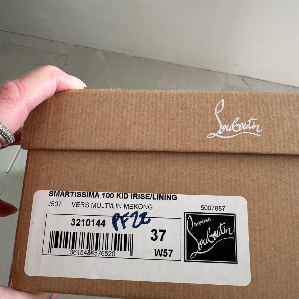 Christian Louboutin Smartissima 100 Kid Irise Sandals - Picture 6 of 7